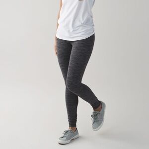 Lululemon Gray Mod Rise gym wear leggings size 4